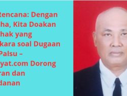Dengan Idul Adha, Kita Doakan Para Pihak yang Berperkara soal Dugaan Ijazah Palsu