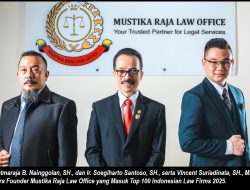 Makin Berkibar! Mustika Raja Law Office Masuk Top 100 Indonesian Law Firms 2025